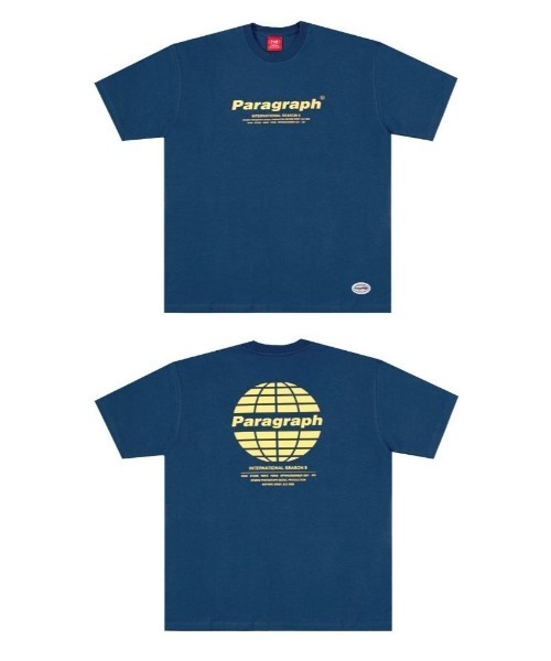 Paragraph（パラグラフ）の「Paragraph/パラグラフ/ロゴプリント半袖Tシャツ/Logo Tee/PARAGRAPH_NO.28（Tシャツ/カットソー・メンズ・ホワイト/チャコールグレー/ブラック/ベージュ/パープル/ネイビー/グレー/グリーン/アイボリー/ミント・FREE）」の9枚目の写真