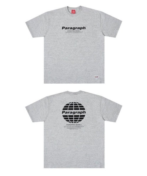 Paragraph（パラグラフ）の「Paragraph/パラグラフ/ロゴプリント半袖Tシャツ/Logo Tee/PARAGRAPH_NO.28（Tシャツ/カットソー・メンズ・ホワイト/チャコールグレー/ブラック/ベージュ/パープル/ネイビー/グレー/グリーン/アイボリー/ミント・FREE）」の6枚目の写真