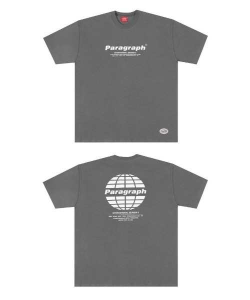 Paragraph（パラグラフ）の「Paragraph/パラグラフ/ロゴプリント半袖Tシャツ/Logo Tee/PARAGRAPH_NO.28（Tシャツ/カットソー・メンズ・ホワイト/チャコールグレー/ブラック/ベージュ/パープル/ネイビー/グレー/グリーン/アイボリー/ミント・FREE）」の5枚目の写真