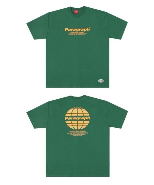 Paragraph（パラグラフ）の「Paragraph/パラグラフ/ロゴプリント半袖Tシャツ/Logo Tee/PARAGRAPH_NO.28（Tシャツ/カットソー・メンズ・ホワイト/チャコールグレー/ブラック/ベージュ/パープル/ネイビー/グレー/グリーン/アイボリー/ミント・FREE）」の7枚目の写真