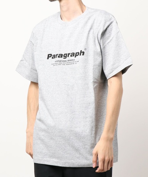 Paragraph（パラグラフ）の「Paragraph/パラグラフ/ロゴプリント半袖Tシャツ/Logo Tee/PARAGRAPH_NO.28（Tシャツ/カットソー・メンズ・ホワイト/チャコールグレー/ブラック/ベージュ/パープル/ネイビー/グレー/グリーン/アイボリー/ミント・FREE）」の21枚目の写真