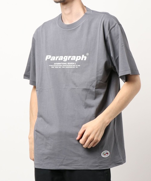 Paragraph（パラグラフ）の「Paragraph/パラグラフ/ロゴプリント半袖Tシャツ/Logo Tee/PARAGRAPH_NO.28（Tシャツ/カットソー・メンズ・ホワイト/チャコールグレー/ブラック/ベージュ/パープル/ネイビー/グレー/グリーン/アイボリー/ミント・FREE）」の19枚目の写真