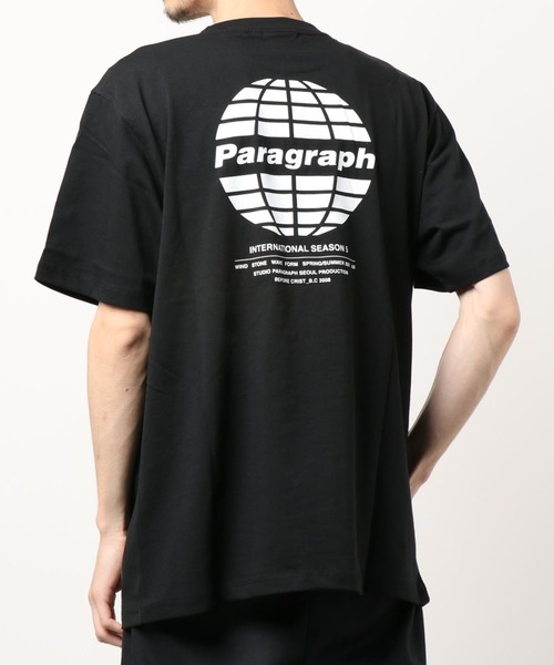 Paragraph（パラグラフ）の「Paragraph/パラグラフ/ロゴプリント半袖Tシャツ/Logo Tee/PARAGRAPH_NO.28（Tシャツ/カットソー・メンズ・ホワイト/チャコールグレー/ブラック/ベージュ/パープル/ネイビー/グレー/グリーン/アイボリー/ミント・FREE）」の18枚目の写真