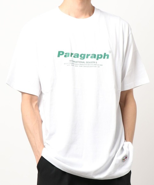 Paragraph（パラグラフ）の「Paragraph/パラグラフ/ロゴプリント半袖Tシャツ/Logo Tee/PARAGRAPH_NO.28（Tシャツ/カットソー・メンズ・ホワイト/チャコールグレー/ブラック/ベージュ/パープル/ネイビー/グレー/グリーン/アイボリー/ミント・FREE）」の12枚目の写真