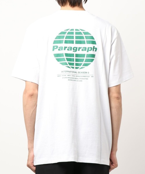 Paragraph（パラグラフ）の「Paragraph/パラグラフ/ロゴプリント半袖Tシャツ/Logo Tee/PARAGRAPH_NO.28（Tシャツ/カットソー・メンズ・ホワイト/チャコールグレー/ブラック/ベージュ/パープル/ネイビー/グレー/グリーン/アイボリー/ミント・FREE）」の13枚目の写真