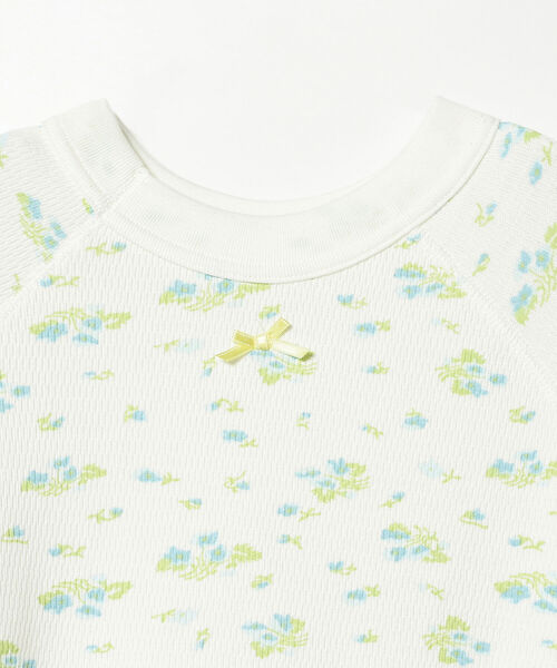 BEAMS BOY - 【新品】ビームスボーイ／オフホワイト／フラワーカットソー／小花柄 古着風 重ね着 61guntnLRkL._UY350_.jpg