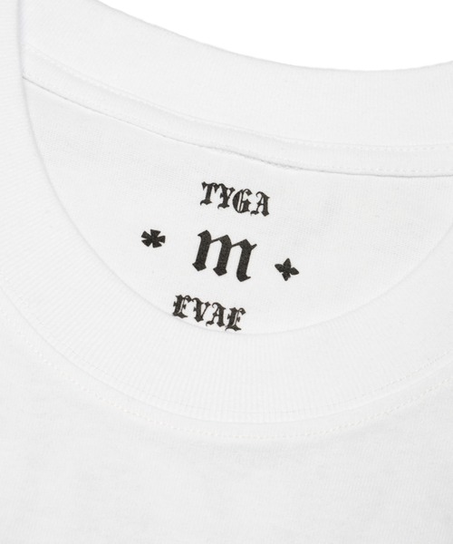 Evae mob（エヴァーモブ）の「EVAEMOB＋TYGA/エバーモブ＋タイガ/コラボレーションTシャツ/Tyga Collaboration Tee（Tシャツ/カットソー・メンズ・ホワイト/ブラック・X-LARGE/LARGE）」の15枚目の写真