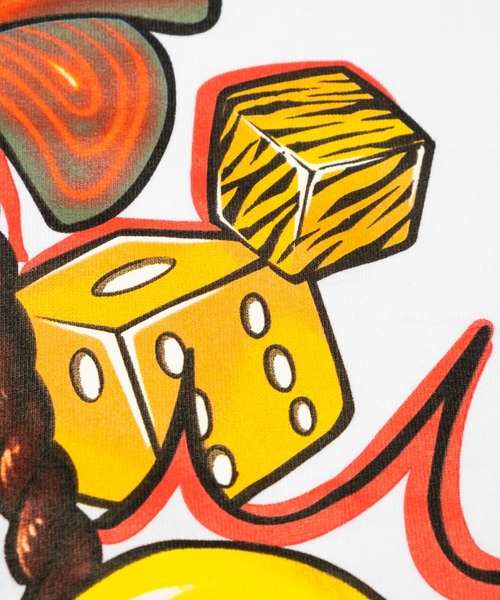 Evae mob（エヴァーモブ）の「EVAEMOB＋TYGA/エバーモブ＋タイガ/コラボレーションTシャツ/Tyga Collaboration Tee（Tシャツ/カットソー・メンズ・ホワイト/ブラック・X-LARGE/LARGE）」の16枚目の写真