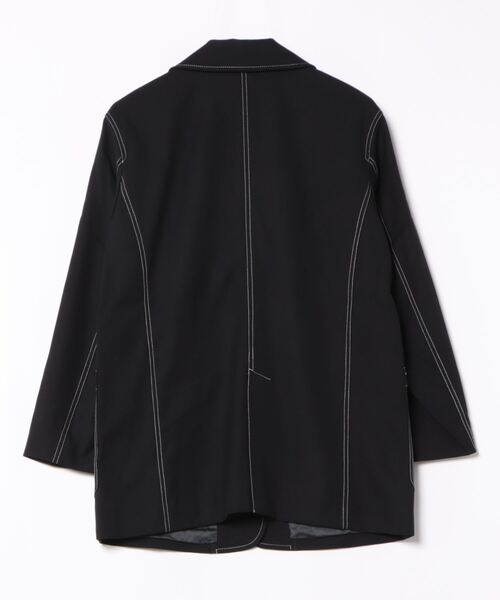 RAY CASSIN(レイカズン)の「TYA Stitch Jacket(テーラードジャケット・レディース・ブラウン/ネイビー・MEDIUM/SMALL)」の3枚目の写真