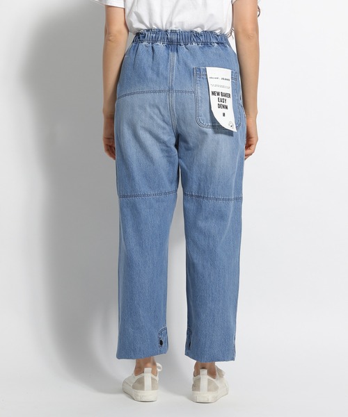 niko and...（ニコアンド）の「[niko and ...JEANS 2021AW]ニューベイカーイージーデニムパンツ（デニムパンツ・レディース・サックスブルー/アイボリー・MEDIUM/LARGE）」の17枚目の写真