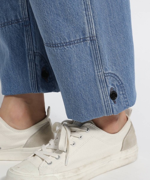 niko and...（ニコアンド）の「[niko and ...JEANS 2021AW]ニューベイカーイージーデニムパンツ（デニムパンツ・レディース・サックスブルー/アイボリー・MEDIUM/LARGE）」の18枚目の写真