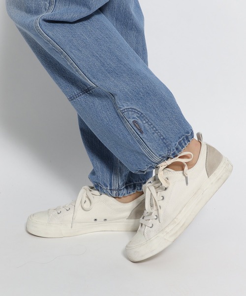 niko and...（ニコアンド）の「[niko and ...JEANS 2021AW]ニューベイカーイージーデニムパンツ（デニムパンツ・レディース・サックスブルー/アイボリー・MEDIUM/LARGE）」の11枚目の写真