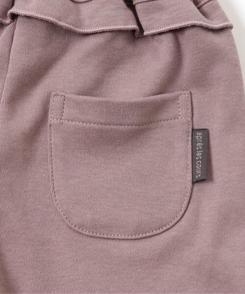 apres les cours（アプレレクール）の「/ウエストフリル/7days Style pants 10分丈（その他パンツ・キッズ・ベージュ/チェック/ネイビー/ピンク/サックスブルー/チャコール・80/90/100/110/120/130）」の19枚目の写真