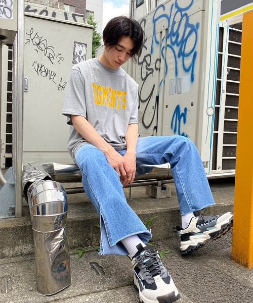 Figments（フィグメンツ）の「FIGMENTSロゴT（Tシャツ/カットソー・レディース・ブラック/グレー・SMALL/MEDIUM）」の16枚目の写真