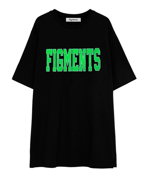 Figments（フィグメンツ）の「FIGMENTSロゴT（Tシャツ/カットソー・レディース・ブラック/グレー・SMALL/MEDIUM）」の8枚目の写真
