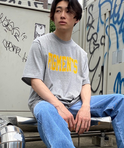 Figments（フィグメンツ）の「FIGMENTSロゴT（Tシャツ/カットソー・レディース・ブラック/グレー・SMALL/MEDIUM）」の19枚目の写真