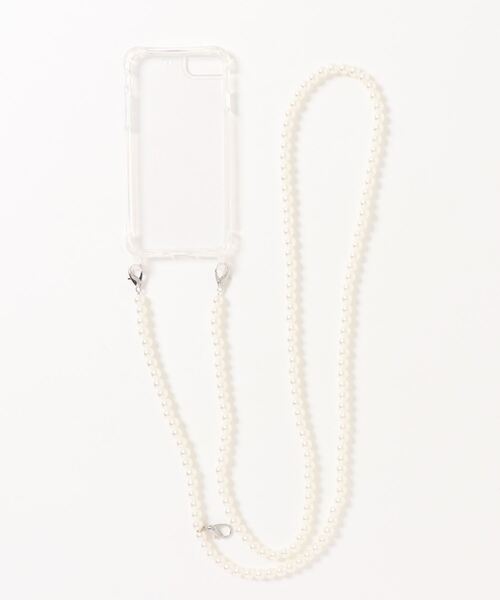 SPINNS（スピンズ）の「【ショルダー付】ビーズチェーンクリアモバイルケース（スマホケース/カバー・レディース・A/B・7/8/12/X/11/13）」の3枚目の写真