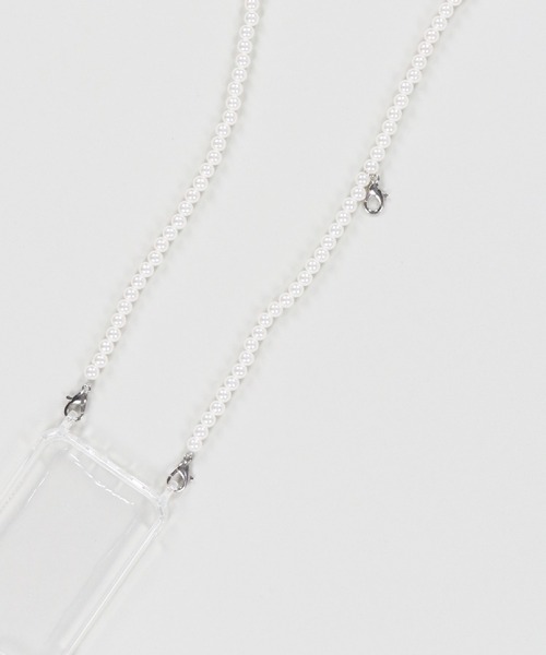 SPINNS（スピンズ）の「【ショルダー付】ビーズチェーンクリアモバイルケース（スマホケース/カバー・レディース・A/B・7/8/12/X/11/13）」の14枚目の写真