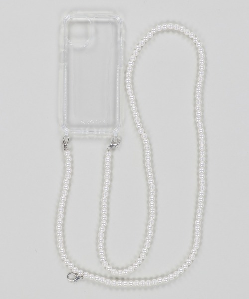SPINNS（スピンズ）の「【ショルダー付】ビーズチェーンクリアモバイルケース（スマホケース/カバー・レディース・A/B・7/8/12/X/11/13）」の19枚目の写真