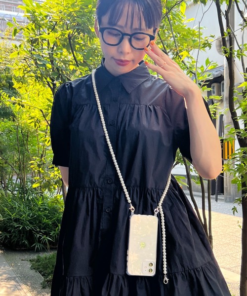 SPINNS（スピンズ）の「【ショルダー付】ビーズチェーンクリアモバイルケース（スマホケース/カバー・レディース・A/B・7/8/12/X/11/13）」の21枚目の写真