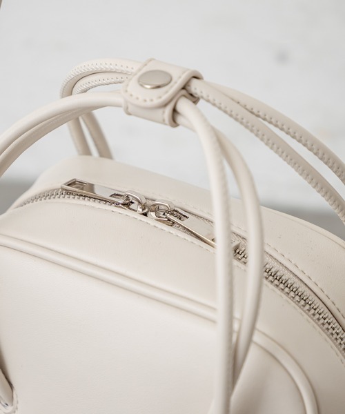 mystic（ミスティック）の「スクエアショルダーボストンバッグ（ショルダーバッグ・レディース・アイボリー/ブラック/グリーン・ONE SIZE）」の15枚目の写真