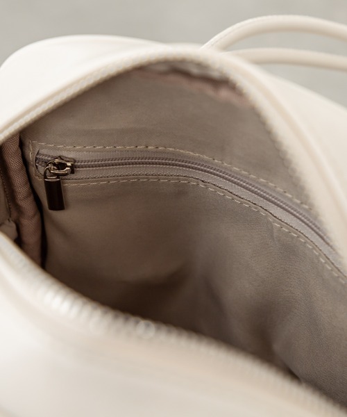 mystic（ミスティック）の「スクエアショルダーボストンバッグ（ショルダーバッグ・レディース・アイボリー/ブラック/グリーン・ONE SIZE）」の11枚目の写真