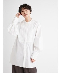 FRAY I.D | バンドカラーランダムピンタックシャツ(シャツ/ブラウス)