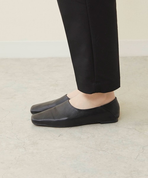 menue（メヌエ）の「スクエアトゥバブーシュ（パンプス・レディース・アイボリー/ブラック/ブラウン・XS/S/M/L/LL/3L）」の18枚目の写真