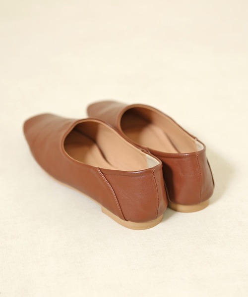 menue（メヌエ）の「スクエアトゥバブーシュ（パンプス・レディース・アイボリー/ブラック/ブラウン・XS/S/M/L/LL/3L）」の13枚目の写真