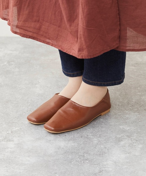 menue（メヌエ）の「スクエアトゥバブーシュ（パンプス・レディース・アイボリー/ブラック/ブラウン・XS/S/M/L/LL/3L）」の11枚目の写真