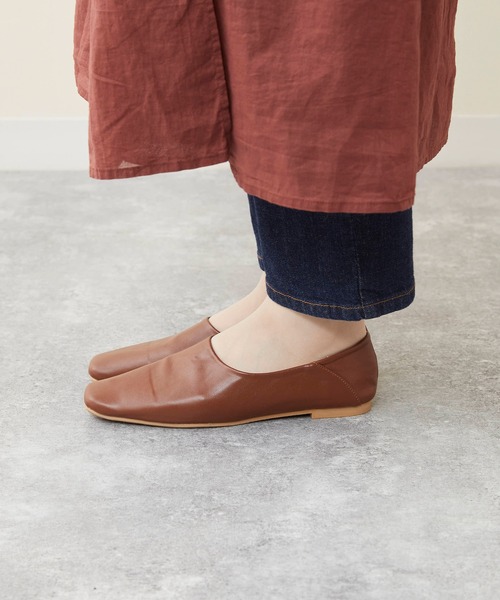 menue（メヌエ）の「スクエアトゥバブーシュ（パンプス・レディース・アイボリー/ブラック/ブラウン・XS/S/M/L/LL/3L）」の22枚目の写真