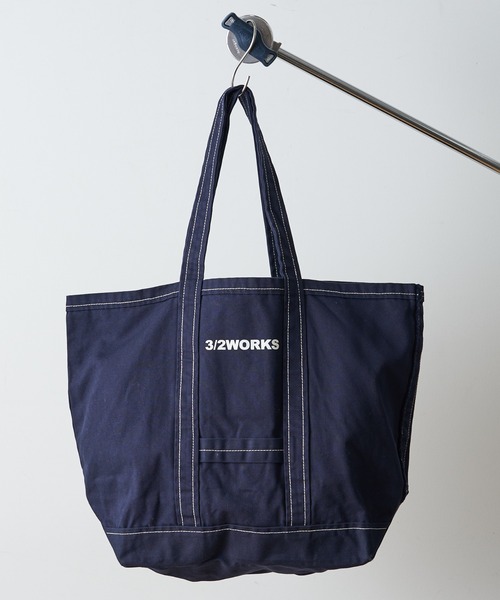 CIAOPANIC TYPY（チャオパニックティピー）の「【3/2WORKS/スリーツーワークス】ワークストートバッグ（トートバッグ・メンズ・ネイビー/アイボリー/キャメル・FREE）」の3枚目の写真