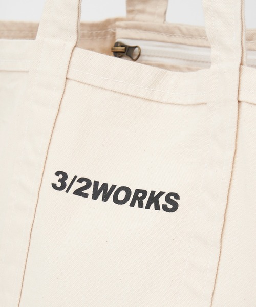 CIAOPANIC TYPY（チャオパニックティピー）の「【3/2WORKS/スリーツーワークス】ワークストートバッグ（トートバッグ・メンズ・ネイビー/アイボリー/キャメル・FREE）」の10枚目の写真