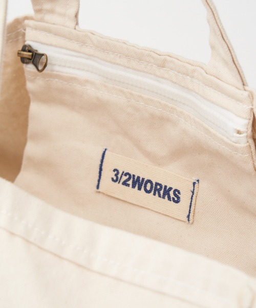 CIAOPANIC TYPY（チャオパニックティピー）の「【3/2WORKS/スリーツーワークス】ワークストートバッグ（トートバッグ・メンズ・ネイビー/アイボリー/キャメル・FREE）」の6枚目の写真