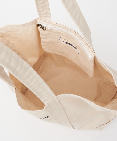 CIAOPANIC TYPY（チャオパニックティピー）の「【3/2WORKS/スリーツーワークス】ワークストートバッグ（トートバッグ・メンズ・ネイビー/アイボリー/キャメル・FREE）」の8枚目の写真