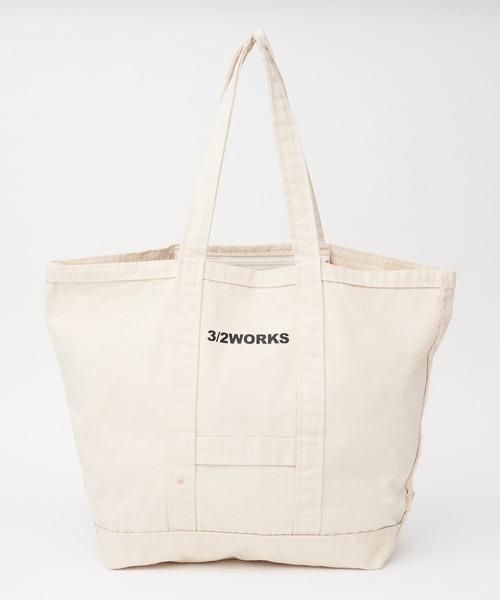 CIAOPANIC TYPY（チャオパニックティピー）の「【3/2WORKS/スリーツーワークス】ワークストートバッグ（トートバッグ・メンズ・ネイビー/アイボリー/キャメル・FREE）」の5枚目の写真