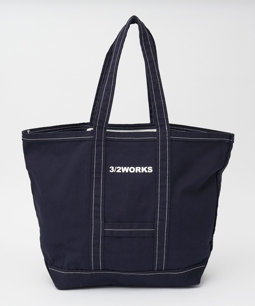 CIAOPANIC TYPY（チャオパニックティピー）の「【3/2WORKS/スリーツーワークス】ワークストートバッグ（トートバッグ・メンズ・ネイビー/アイボリー/キャメル・FREE）」の7枚目の写真