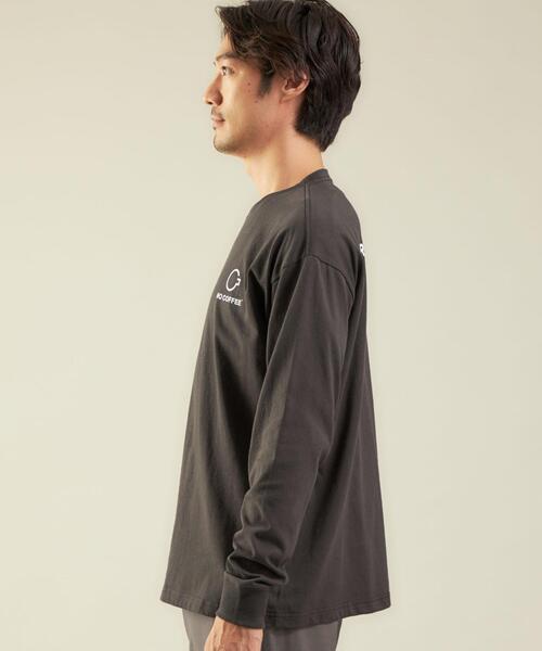 FRUIT OF THE LOOM（フルーツオブザルーム）の「【別注】＜FRUIT OF THE LOOM×NO COFFEE＞ロゴ T2 Tシャツ ロンT（Tシャツ/カットソー・メンズ・ホワイト/ブラック・XL/M/L）」の4枚目の写真