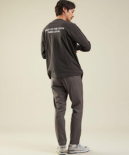 FRUIT OF THE LOOM（フルーツオブザルーム）の「【別注】＜FRUIT OF THE LOOM×NO COFFEE＞ロゴ T2 Tシャツ ロンT（Tシャツ/カットソー・メンズ・ホワイト/ブラック・XL/M/L）」の10枚目の写真