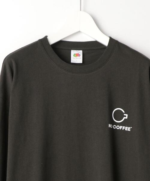 FRUIT OF THE LOOM（フルーツオブザルーム）の「【別注】＜FRUIT OF THE LOOM×NO COFFEE＞ロゴ T2 Tシャツ ロンT（Tシャツ/カットソー・メンズ・ホワイト/ブラック・XL/M/L）」の11枚目の写真