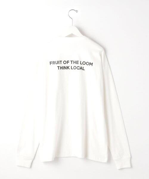 FRUIT OF THE LOOM（フルーツオブザルーム）の「【別注】＜FRUIT OF THE LOOM×NO COFFEE＞ロゴ T2 Tシャツ ロンT（Tシャツ/カットソー・メンズ・ホワイト/ブラック・XL/M/L）」の16枚目の写真