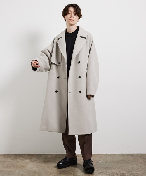 JUNRED（ジュンレッド）の「【Trend Design】ドルマントレンチオーバー