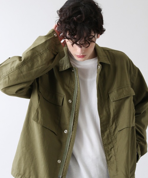 RAGEBLUE（レイジブルー）の「ミリタリービッグブルゾン/956646（ミリタリージャケット・メンズ・オリーブ/ブラック・FREE）」の10枚目の写真