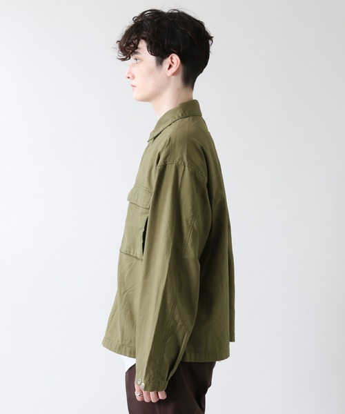 RAGEBLUE（レイジブルー）の「ミリタリービッグブルゾン/956646（ミリタリージャケット・メンズ・オリーブ/ブラック・FREE）」の21枚目の写真