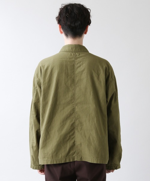 RAGEBLUE（レイジブルー）の「ミリタリービッグブルゾン/956646（ミリタリージャケット・メンズ・オリーブ/ブラック・FREE）」の3枚目の写真