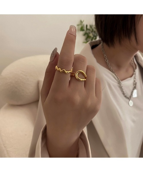 KONVINI(コンビニ)の「【Zarabanda 】オープンリング / elr-1004(リング・レディース・シルバー/ゴールド・FREE)」の8枚目の写真