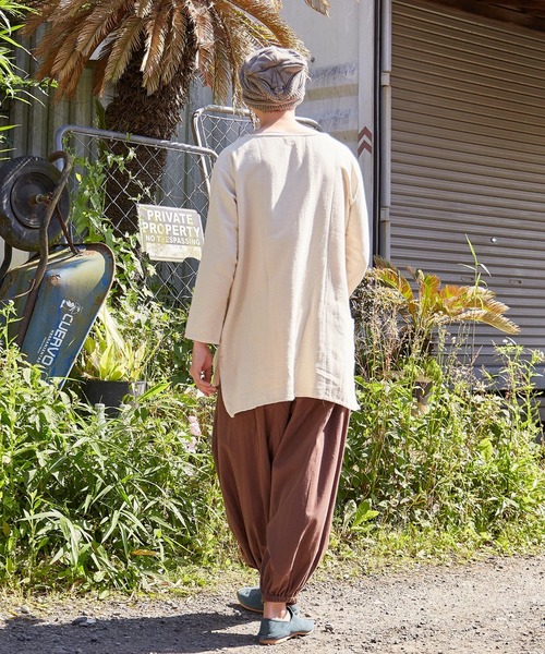 チャイハネ（チャイハネ）の「【チャイハネ】つば付き変形ニットキャップ（ニットキャップ/ビーニー・メンズ・ライトグレー/ワイン/ブラウン/ブラック/オレンジ/キャメル/ベージュ/カーキ/ネイビー・FREE）」の18枚目の写真