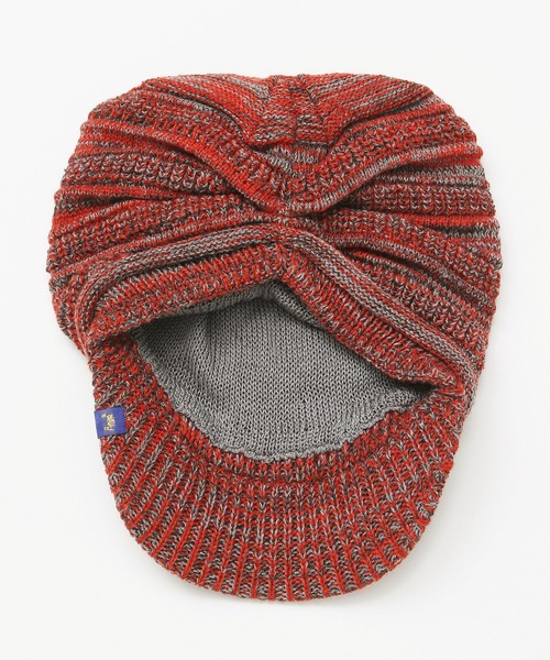 チャイハネ（チャイハネ）の「【チャイハネ】つば付き変形ニットキャップ（ニットキャップ/ビーニー・メンズ・ライトグレー/ワイン/ブラウン/ブラック/オレンジ/キャメル/ベージュ/カーキ/ネイビー・FREE）」の13枚目の写真