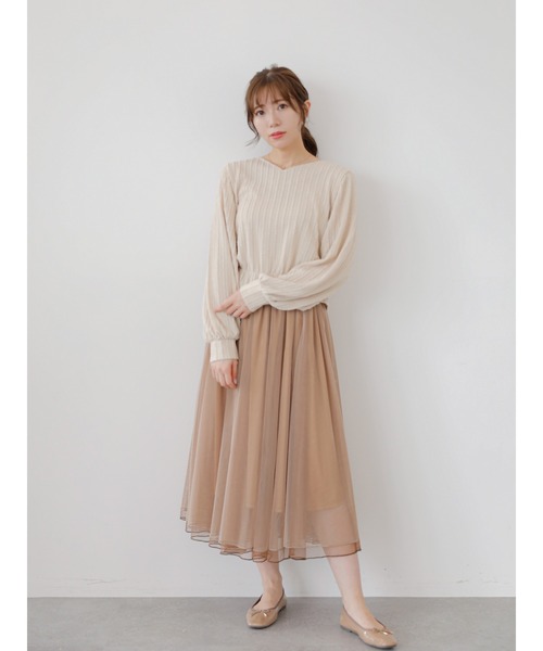 Areeam（アリーム）の「甘え上手なシャギーニットカーディガン（カーディガン/ボレロ・レディース・ベージュ/ブラウン/ピンク/サックスブルー・FREE）」の7枚目の写真