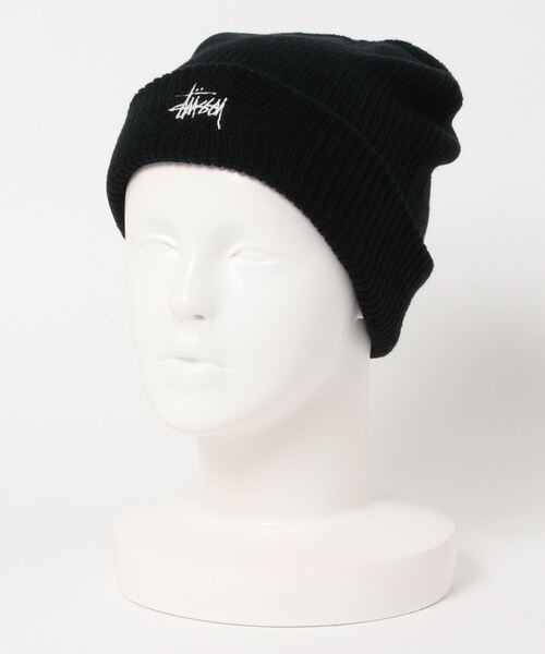 STUSSY(ステューシー)の「【STUSSY / ステューシー】Basic Cuff Beanie(ニットキャップ/ビーニー・メンズ・ブラック/ライトグリーン・FREE)」の9枚目の写真